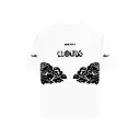 T-shirt CLOUDS white
